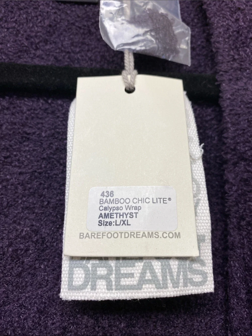 Barefoot Dreams Calypso Wrap Amethyst Open Cardigan - Picture 6 of 10